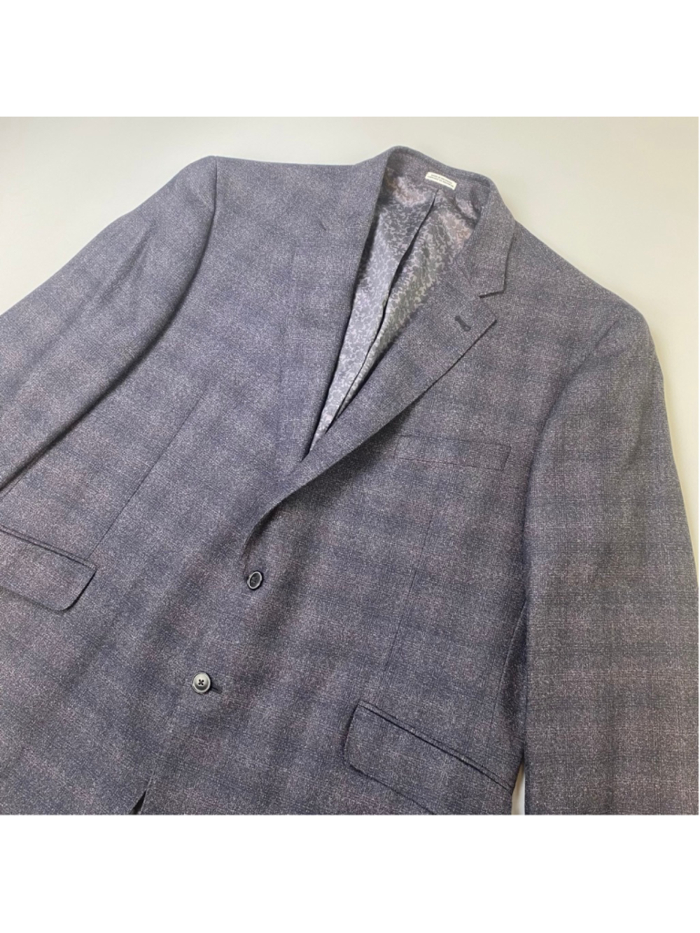 Joseph Abboud Sport Coat 48 LONG Purple Slim Fit 100% Wool Reda Fabric MINT